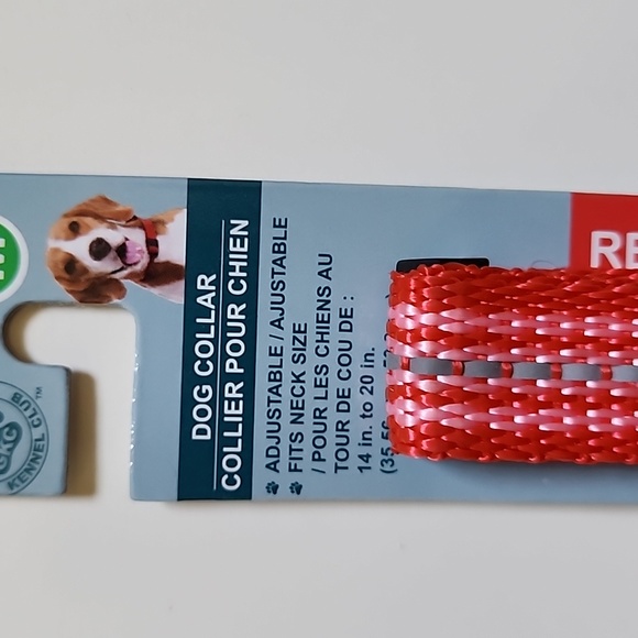REFLECTIVE ADJUSTABLE DOG COLLAR - Picture 2 of 4